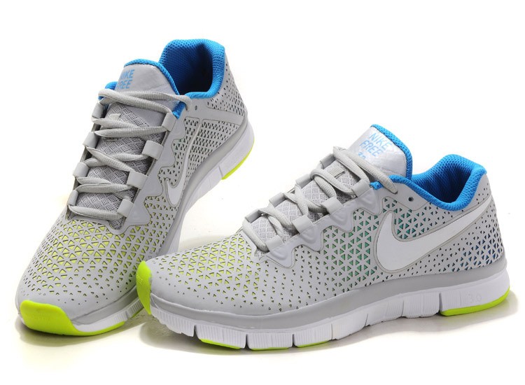 Nike Free 3.0 V4 Mens Shoes light grey blue